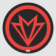 Avengers Classics Falcon Icon Classic Round Sticker Zazzle Com Avengers Painting Avengers Logo Marvel Logo