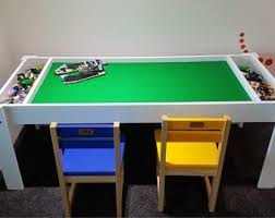 Design Patent Pending Building Bricks Table Kids Building Etsy In 2020 Lego Table With Storage Lego Table Lego Table Diy