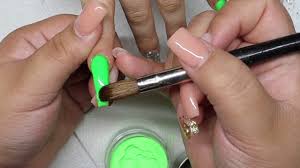 Short acrylic nails coffin green. Slime Green Coffin Nails Acrylic Nail Tutorial Youtube