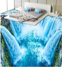 3d Wallpaper 3d Floor Murals Pvc 3d Waterfall Bathroom Living Room Floor Pvc Waterproof Floor Home Decorati Floor Murals Custom Photo Wallpaper Floor Wallpaper
