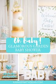 Kara S Party Ideas Oh Baby Glamorous Garden Baby Shower Kara S Party Ideas