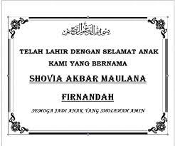 Kartu ucapan syukuran pernikahan dalam box nasi koleksi aneka info jual tas souvenir hajatan hantaran tasyakuran aqiqah 7 bulan haul pregnancy ms. Contoh Ucapan Syukuran Khitanan Untuk Nasi Kotak Doc Opera Timur