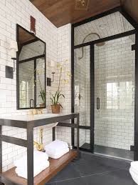 The black and white tiles underfoot are responsible for giving this masculine bathroom design personality. 8 Men S Bathroom Decor Ideas Inspirations Man Of Many