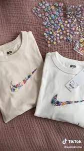 Nike Logo Embroidery Video Diy Embroidery Shirt Clothes Embroidery Diy Embroidery On Clothes