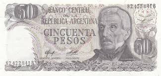 Sitio oficial del banco central de la república argentina, entidad autárquica del estado nacional. Banknote Argentina 50 Pesos Nd1978 J San Martin Jujuy