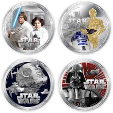 Star Wars Collectible Silver Coins Star Wars Collection Star Wars Coin Collecting