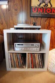 Ikea Kallax Expedit Turntable Audio Storage Hacks Kallax Ikea Vinyl Storage Audio Storage