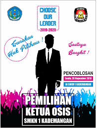 2162021 kepada pasangan calon nomor urut tiga wakil rektor iii bertanya tentang maksud dari penjelasan mewujudkan inovasi baru. Pemilihan Ketua Osis Masa Bakti 2019 2020 Smkn 1 Kademangan