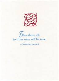 This Above All To Thine Own Self Be True Letterarypress
