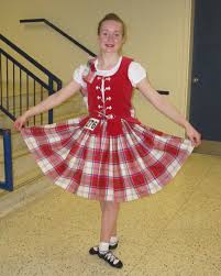 Dress Red Culloden Aboyne With Red Vest By Karen Fyfe Red Dress Dresses Tartan Kilt