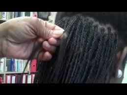 Continue braiding the hair all the way down. Learn Micro Braids 100 Human Hair With Virgin Afro Hair Youtube