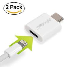 Lightning To Type C Adapter 2 Pack Nooqee 8 Pin Lightning Female To Type C Usb C Male Charge And Sync Adapter Converter For G Chromebook Pixel Usb Chromebook