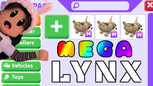 S m l xl 2xl 3xl 4xl 5xl. Adopt Me Mega Neon Lynx Youtube