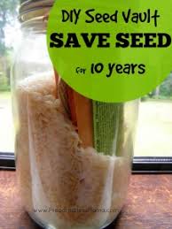 Hence it is a type of gene bank. Diy Seed Vault Save Seed For 10 Years Preparednessmama