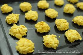 Biskut cornflakes crunch / cornflakes crunch cookies. Resepi Biskut Cornflakes Rangup Sukatan Cawan Mudah Sedap