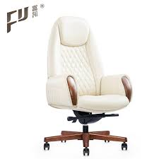Modern swivel base lounge wing chair: White Leather Boss Office Swivel Chairs With Wooden Base Buy Chair Boss Boss Chair Office Leather Boss Chair Product On Alibaba Com