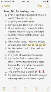 Aesthetic Bio Ideas For Instagram Copy And Paste Swag Bio For Instagram Quotesforinstagrambio Swag Bio For Instagram In 2020 Instagram Quotes Instagram Bio Quotes Instagram Picture Quotes