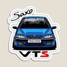 bleu saxo vts magnet by ab design in 2021 car car tshirt coloring stickers