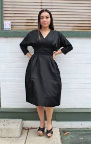 Vintage 1950s Lord Taylor Fifth Avenue Black Dress Full Etsy In 2020 Full Skirt Dress Vintage Black Dress Dresses