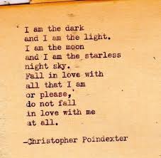 I Am The Dark And I Am The Light I Am The Moon And I Am The Starless Night Sky Fall In Love With All That I Am Or Please D