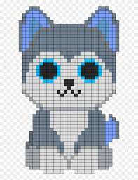 Slush Husky Beanie Boo By Indidolph Dessin De Chien En Pixel Free Transparent Png Clipart Images Download Pour certains chiens, les gros notamment leurs yeux sont petits par rapport a la tete. slush husky beanie boo by indidolph