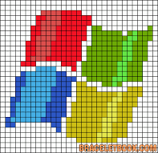 Microsoft Logo Perler Bead Pattern Dessin Pixel Pixel Art A Imprimer Pixel Art Facile