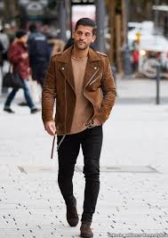 Men S Street Style Via Menstylica Leather Jacket Outfit Men Jackets Men Fashion Leather Jacket Men