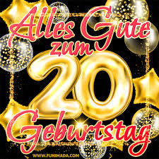 Alles Gute Zum 20 Geburtstag Gifs