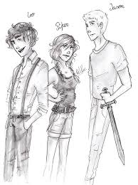 Leo Valdez Piper Mclean And Jason Grace Percy Jackson Heroes Of Olympus Percy Jackson Books