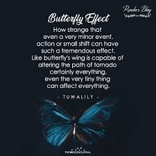 Butterfly Effect The Butterfly Effect Quotes Social Butterfly Quotes Butterfly Quotes