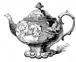 Black And White Pot Clipart Free Vintage Clip Art 2 Ornate Teapots The Graphics Fairy Clip Art Vintage Tea Pots Art Tea Pots