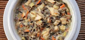 This recipe is by craig claiborne and pierre franey and takes 50 minutes. Wild Rice Soup