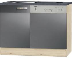 Meuble evier avec timbre d office et emplacement lave vaisselle pin zinc. Meuble Sous Evier Udine Largeur 110 Cm Anthracite Hornbach Luxembourg