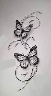 45 Wonderful Butterfly Tattoo Ideas For Tattoo Lovers Let Those Creative Juices Flow And Butterfly Tattoo Designs Flower Tattoo Designs Butterfly Tattoo