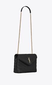 Shop the official united states online store | ysl.com. Kleine Loulou Kettentasche Aus Schwarzem Leder Mit Y Steppnahten Saint Laurent Deutschland Ysl Com