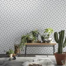 Aujourd'hui, ils se font plus résistants et sont faciles à entretenir. Papier Peint Intisse Carreaux De Ciment Gris Leroy Merlin