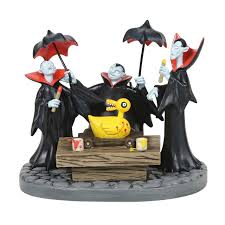 What a great idea for our halloween with tim burton idea! Department 56 The Nightmare Before Christmas Vampire Brothers Prepare Duck Figure Department 56 Department 56 Village The Nightmare Before Christmas The Nightmare Before Christmas Village Halloween Collectible