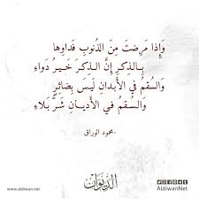 الديوان موسوعة الشعر العربي محمود الوراق Poet Arabic Calligraphy