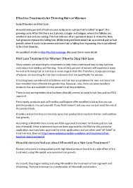 The later one includes two types. Pdf Effective Treatments For Thinning Hair On Women Treat Hair Loss Sandy Wilson Academia Edu