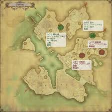 採掘師 園芸師の通常採集マップ 夢でもff14