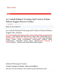Surat verbal warning dalam bahasa inggris download. Warning Pdf