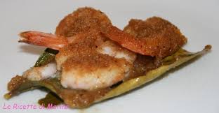 Prendere una foglia di limone porre su una di provola e richiudere con un'altra foglia di limone. Gamberi Su Foglie Di Limone Le Ricette Di Marina