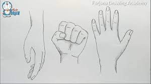Cylinders are easy to draw under any angle, taking away much of the headache of drawing fingers in perspective. Hands Drawing Tutorial For Beginners 3 Different Ways Youtube