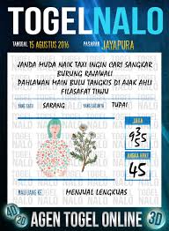 Prediksi Togel Online Live Draw 4d Togelnalo Jayapura 15 Agustus 2016 15 Agustus Oktober 17 Agustus