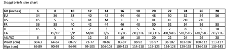 38 Symbolic Triumph Underwear Size Chart