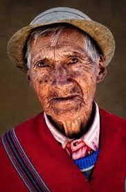 Portrait Of An Old Quichuan Man From Ecuador Human Personality Vilcabamba Longevity