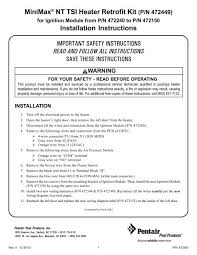 From pentair minimax 100 parts to pentair minimax nt parts, we have the minimax parts you need in stock and ready to ship. Minimax Nt Tsi Heater Retrofit Kit For Ignition Module From Pentair