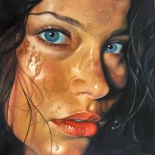 18 x 24 canvas oils. Eye of the storm watches oer me.