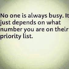 When we expect a romantic partner to make us a priority not an option, it's not about making us superior so that others can be seen as inferior. Priority People Quotes Quotesgram