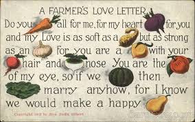 A Farmer S Love Letter Farmer Edible Garden Love Letters